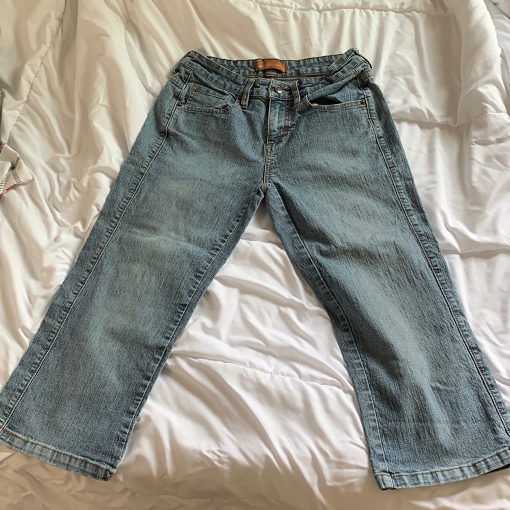 Denim Capri Shorts